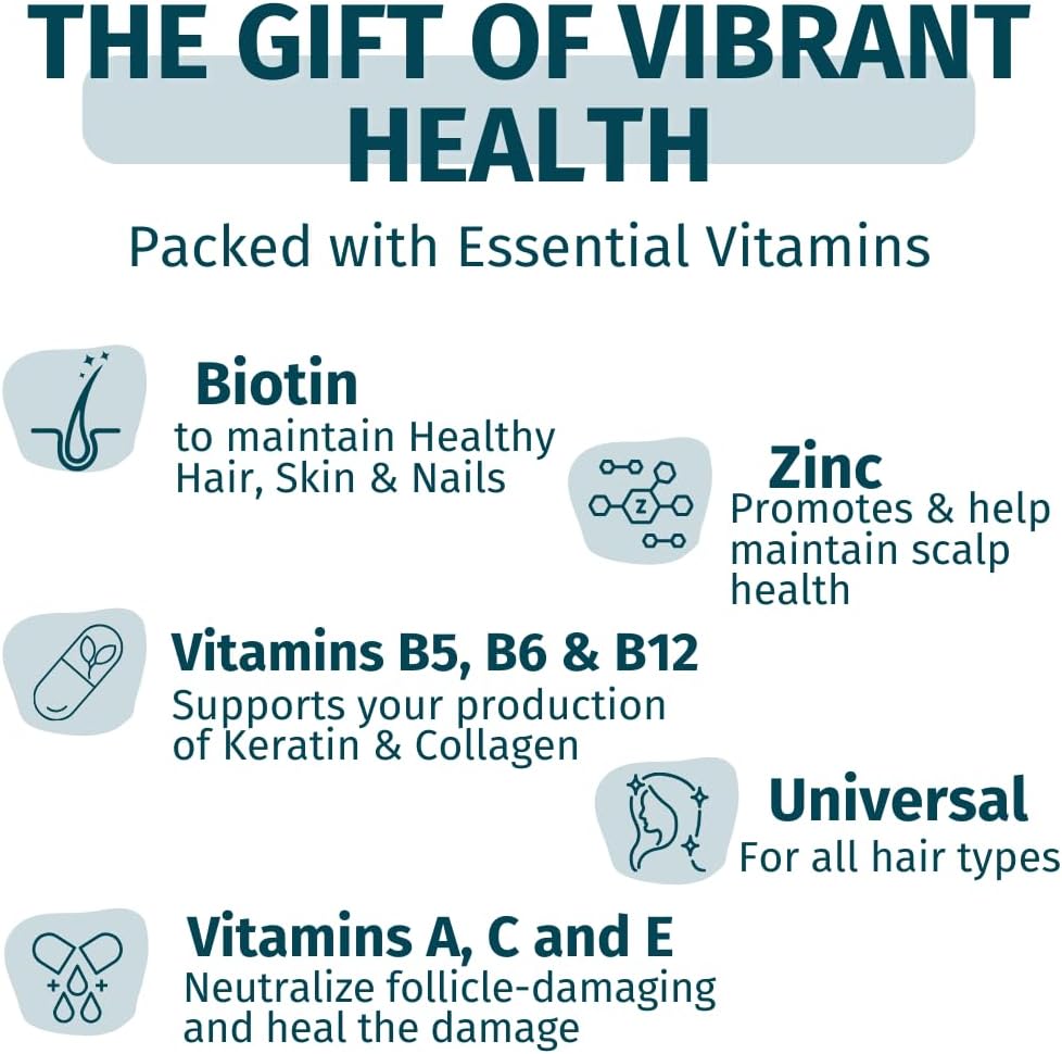 WEEM Hair Skin and Nails Gummies with Biotin – Hair Growth & Beauty Vitamins