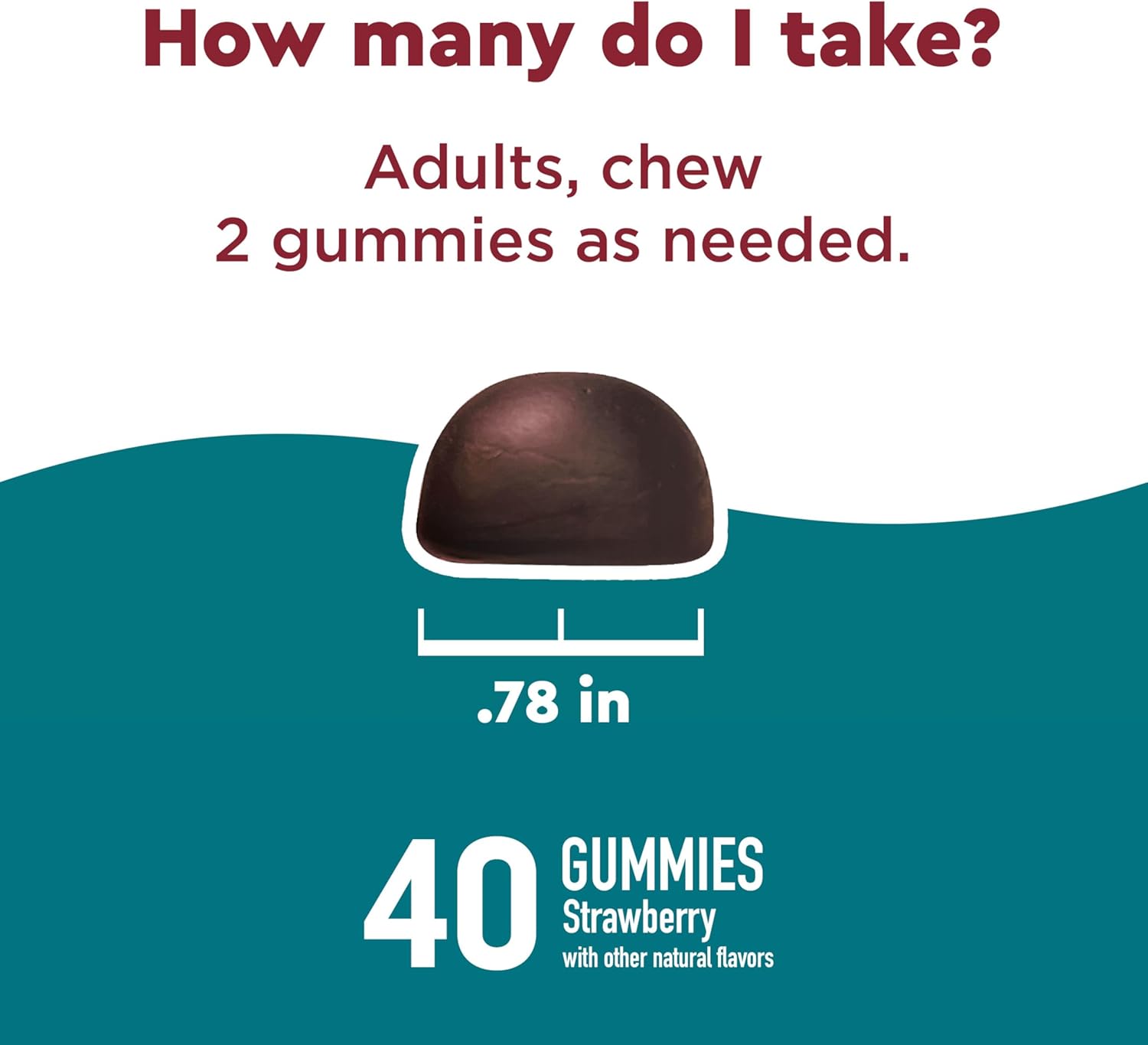 Nature Made Wellblends Stress Relief Gummies with L-Theanine & GABA – Strawberry 40 Count