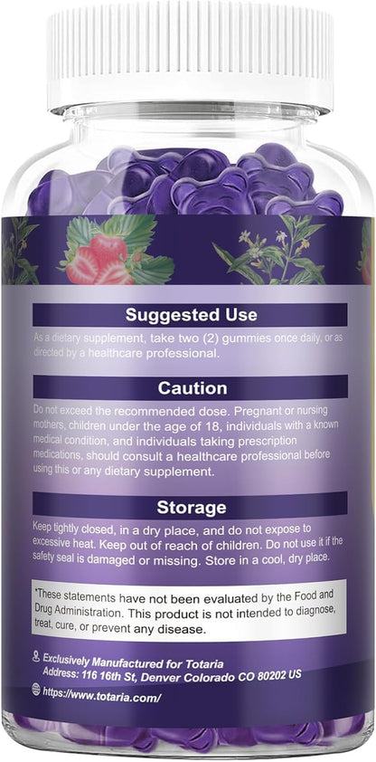 Cortisol Supplements Gummies for Stress Support – Ashwagandha, Rhodiola, Magnesium & Phosphatidylserine 20-in-1 Formula for Cortisol Balance – 30 Day Supply