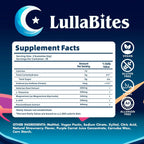 LullaBites Natural Sleep Gummies – Melatonin Free Sleep Support with L-Theanine & Magnesium