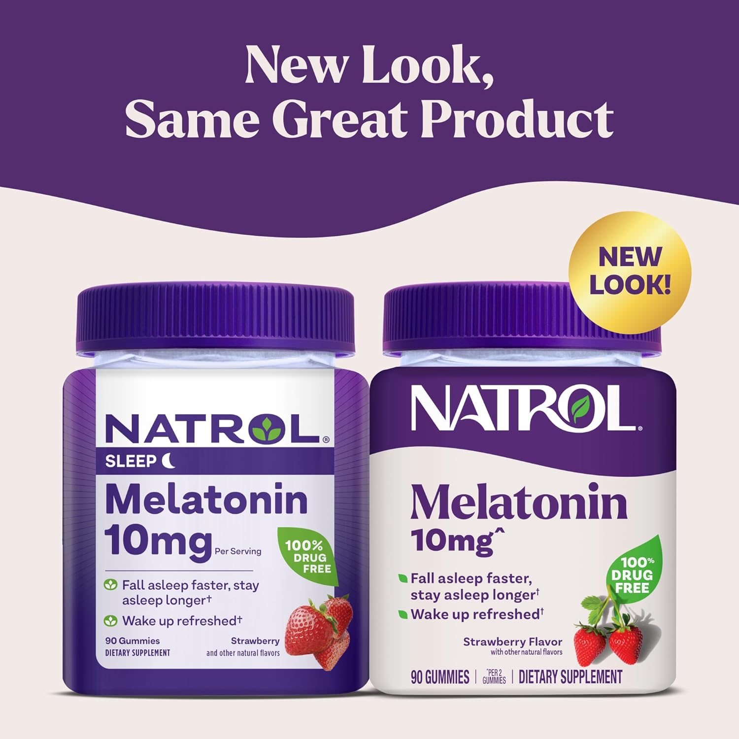 Natrol Melatonin 10mg Sleep Gummies – Strawberry Sleep Support for Adults