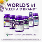 ZzzQuil Pure Zzzs Melatonin Gummies 2mg – Sleep Aid with Chamomile & Lavender