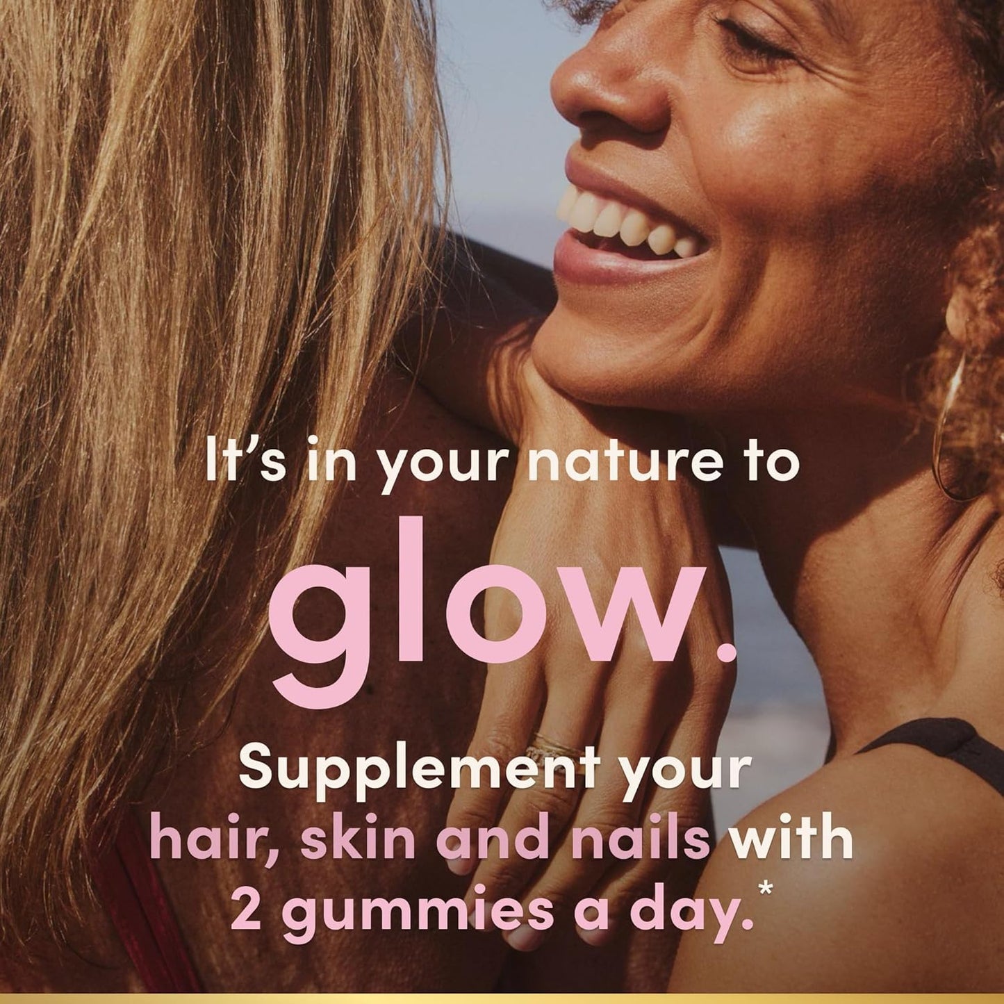 Nature’s Bounty Hair, Skin & Nails Gummies with Biotin & Collagen – Strawberry 80 Count