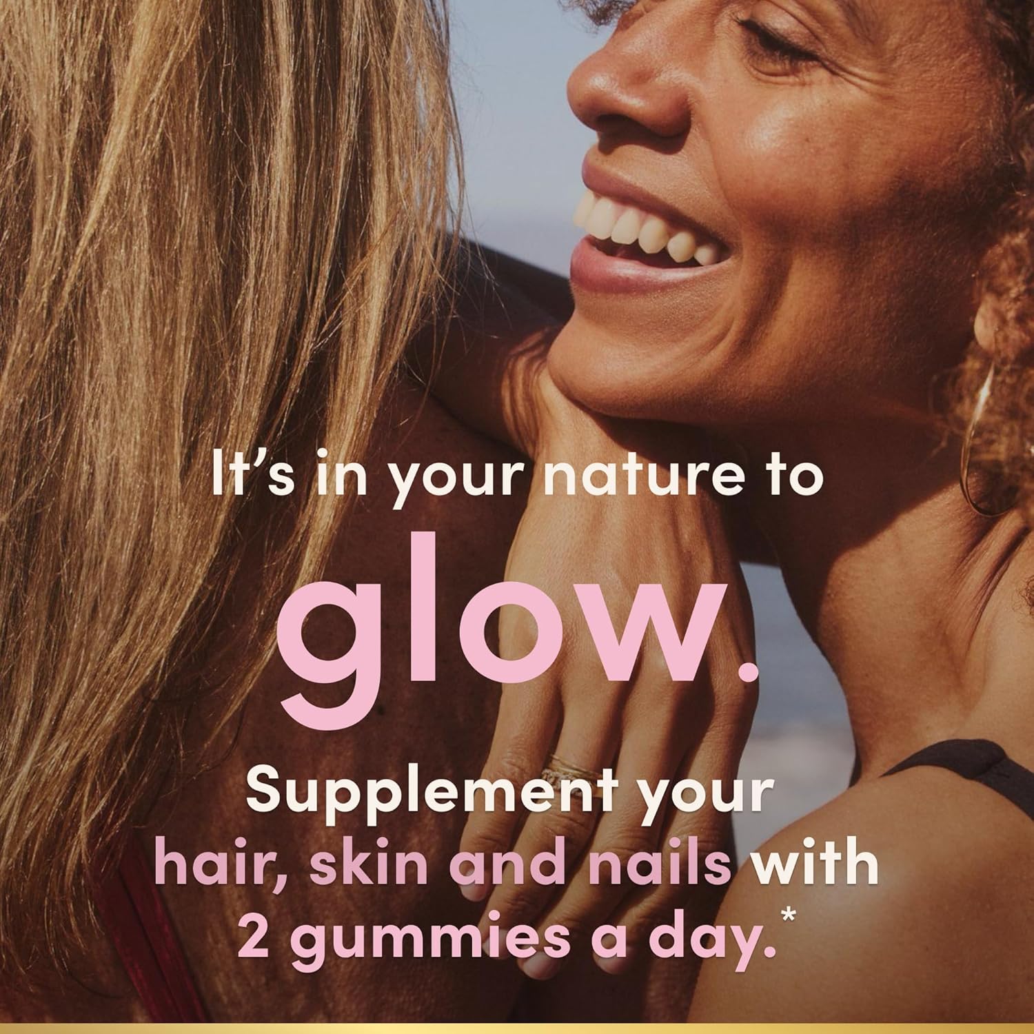 Nature’s Bounty Hair, Skin & Nails Gummies with Biotin & Collagen – Strawberry 80 Count
