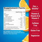 Emergen-C Immune+ Triple Action Gummies with 1000mg Vitamin C – Super Orange 45 Count