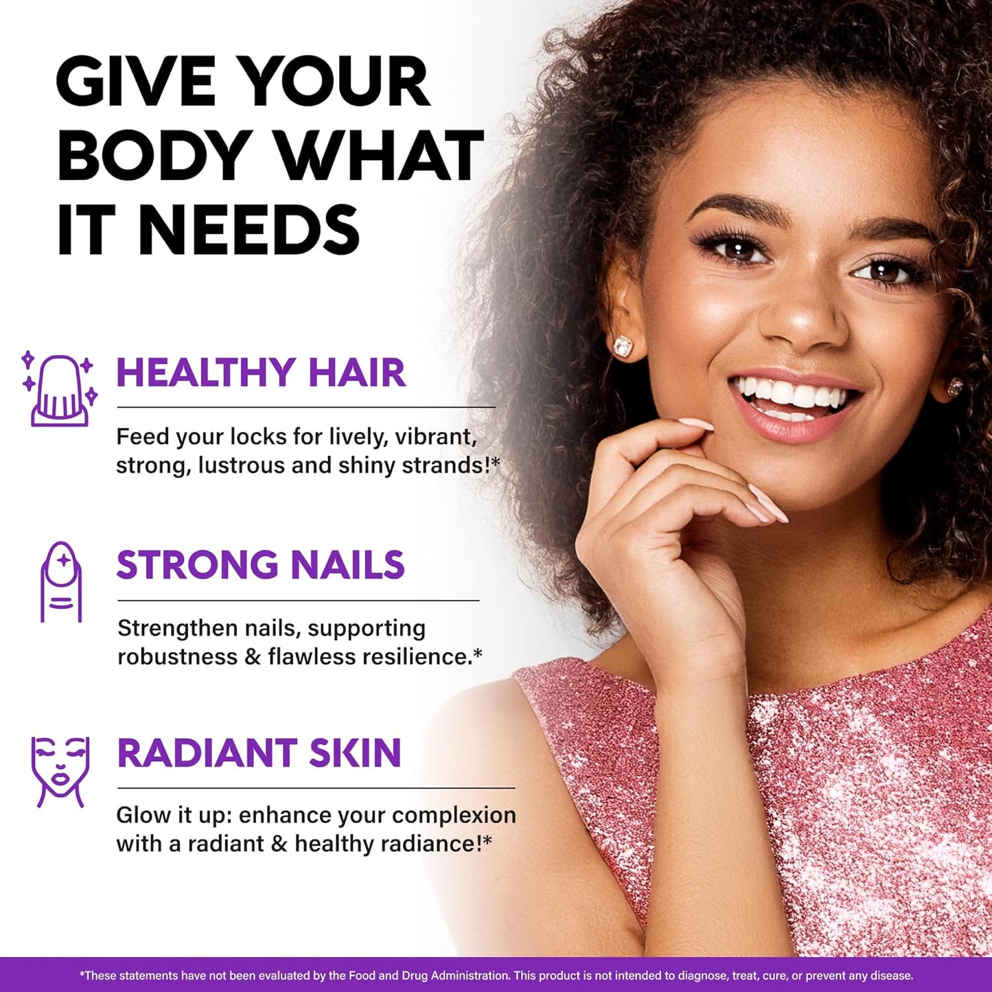 Biotin Collagen Gummies 25,000mcg with Keratin – Hair, Skin & Nails Support with Biotin 10,000mcg, B-Complex & Nettle – Sugar-Free, 60 Gummies