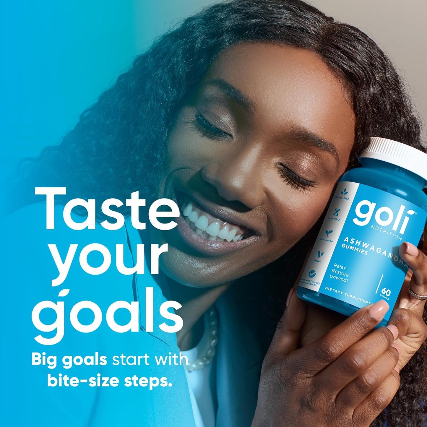 Goli Ashwagandha Gummies with KSM-66 & Vitamin D – Stress Relief & Calm Support