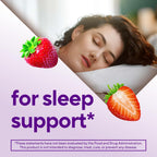 Vitafusion Max Strength 10mg Melatonin Gummies – Strawberry Sleep Support 100 Count