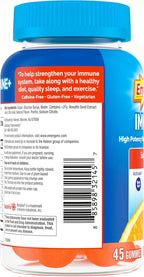 Emergen-C Immune+ Triple Action Gummies with 1000mg Vitamin C – Super Orange 45 Count