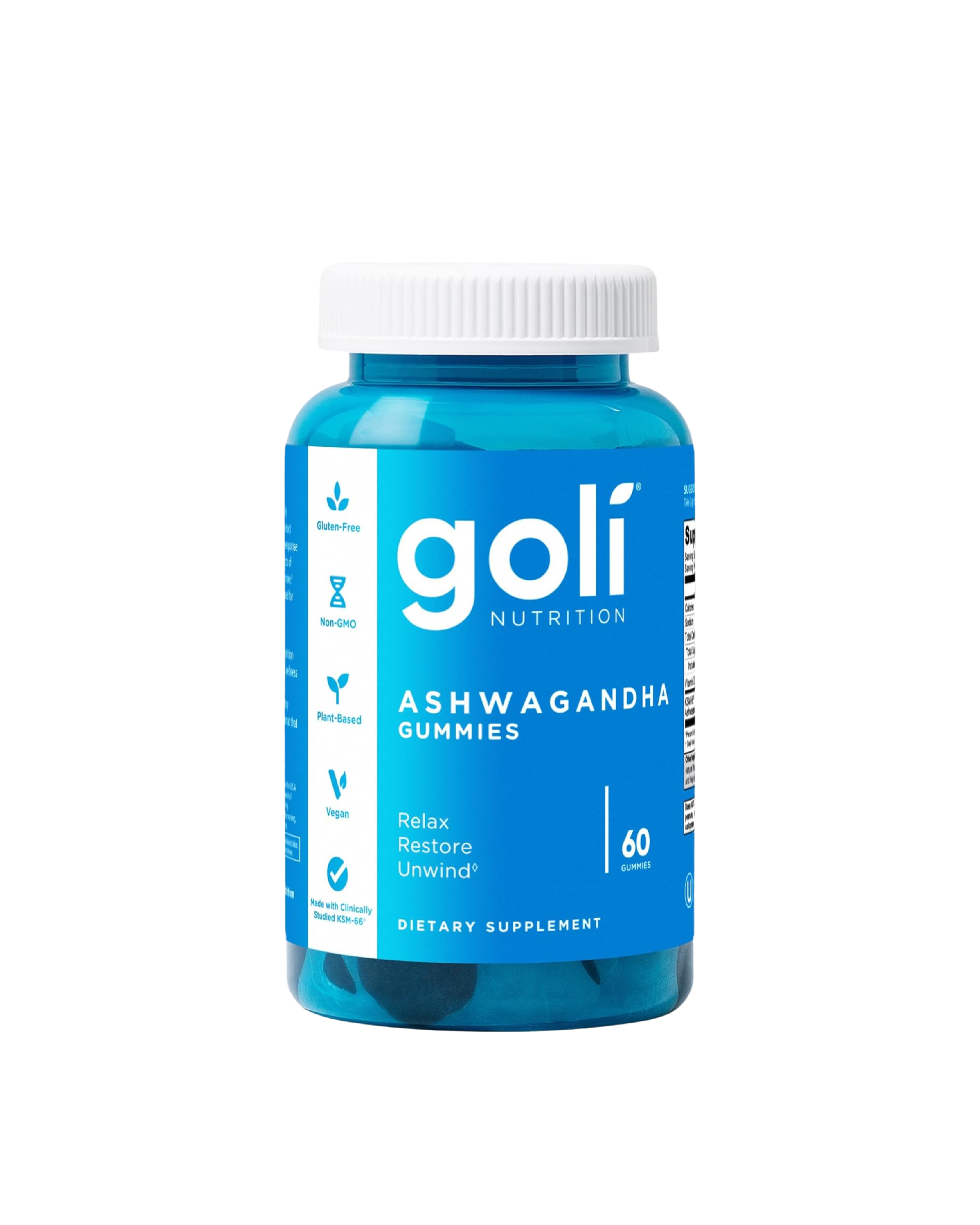 Goli Ashwagandha Gummies with KSM-66 & Vitamin D – Stress Relief & Calm Support