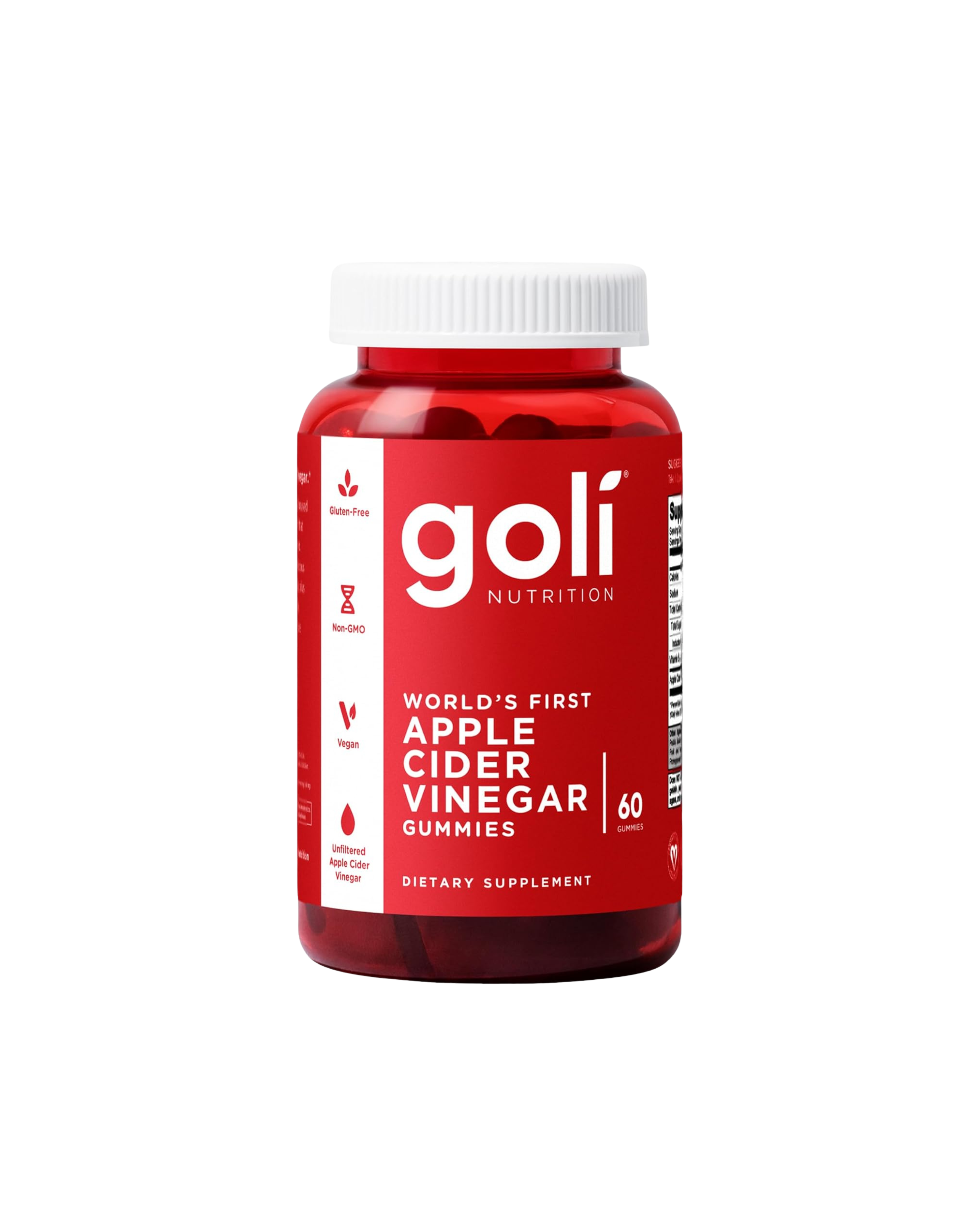Goli Apple Cider Vinegar Gummies with Vitamin B12, Beetroot & Pomegranate – ACV Support