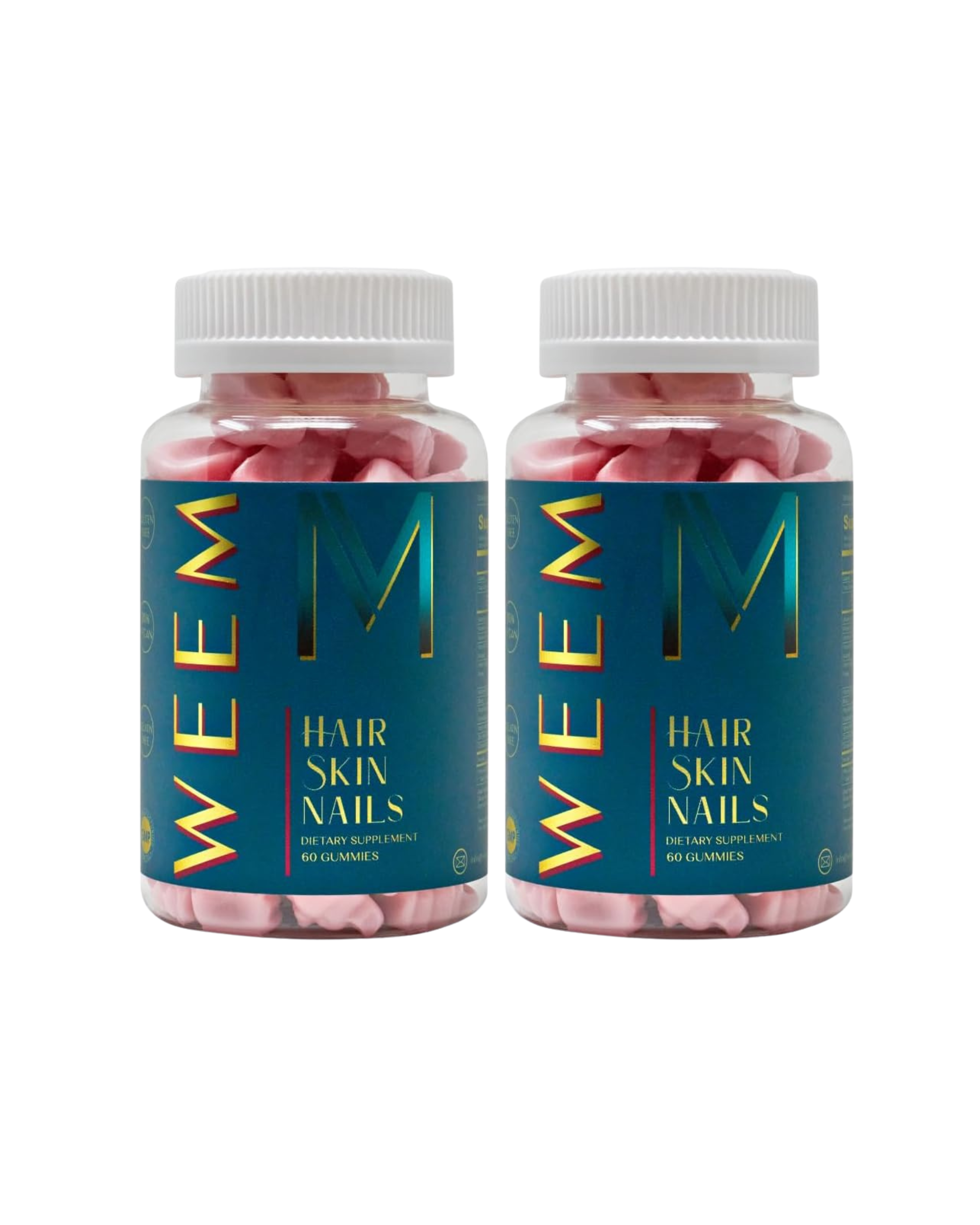 WEEM Hair Skin and Nails Gummies with Biotin – Hair Growth & Beauty Vitamins