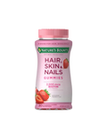 Nature’s Bounty Hair, Skin & Nails Gummies with Biotin & Collagen – Strawberry 80 Count