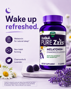 ZzzQuil Pure Zzzs Melatonin Gummies 2mg – Sleep Aid with Chamomile & Lavender