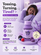 Lemme Sleep Gummies with 5mg Melatonin – Relaxing Sleep Aid for Women
