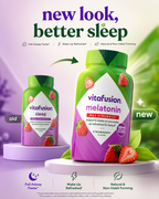 Vitafusion Max Strength 10mg Melatonin Gummies – Strawberry Sleep Support 100 Count