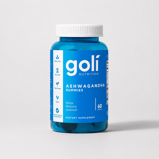 Goli Ashwagandha Gummies with KSM-66 & Vitamin D – Stress Relief & Calm Support