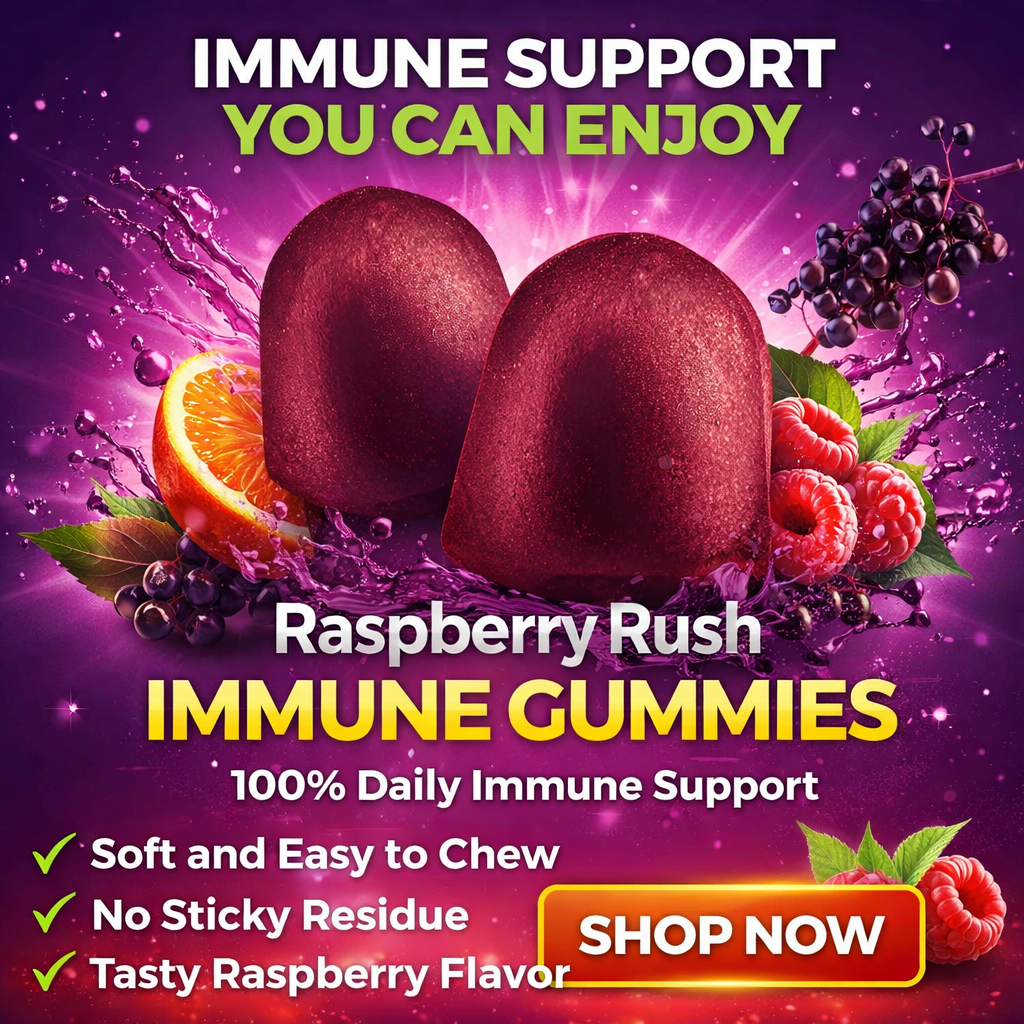 Vivanaturals Elderberry Vitamin C & Zinc Immune Support Gummies – Organic Raspberry 120 Count
