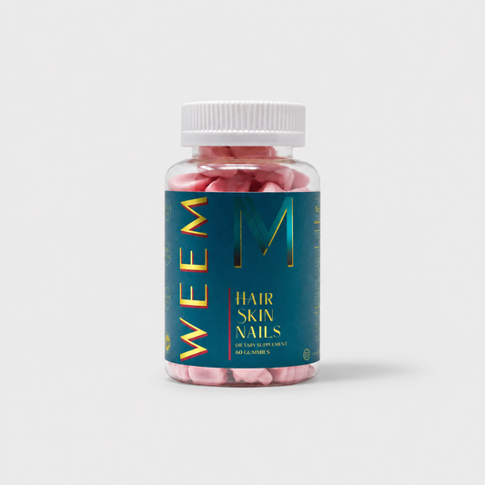 WEEM Hair Skin and Nails Gummies with Biotin – Hair Growth & Beauty Vitamins